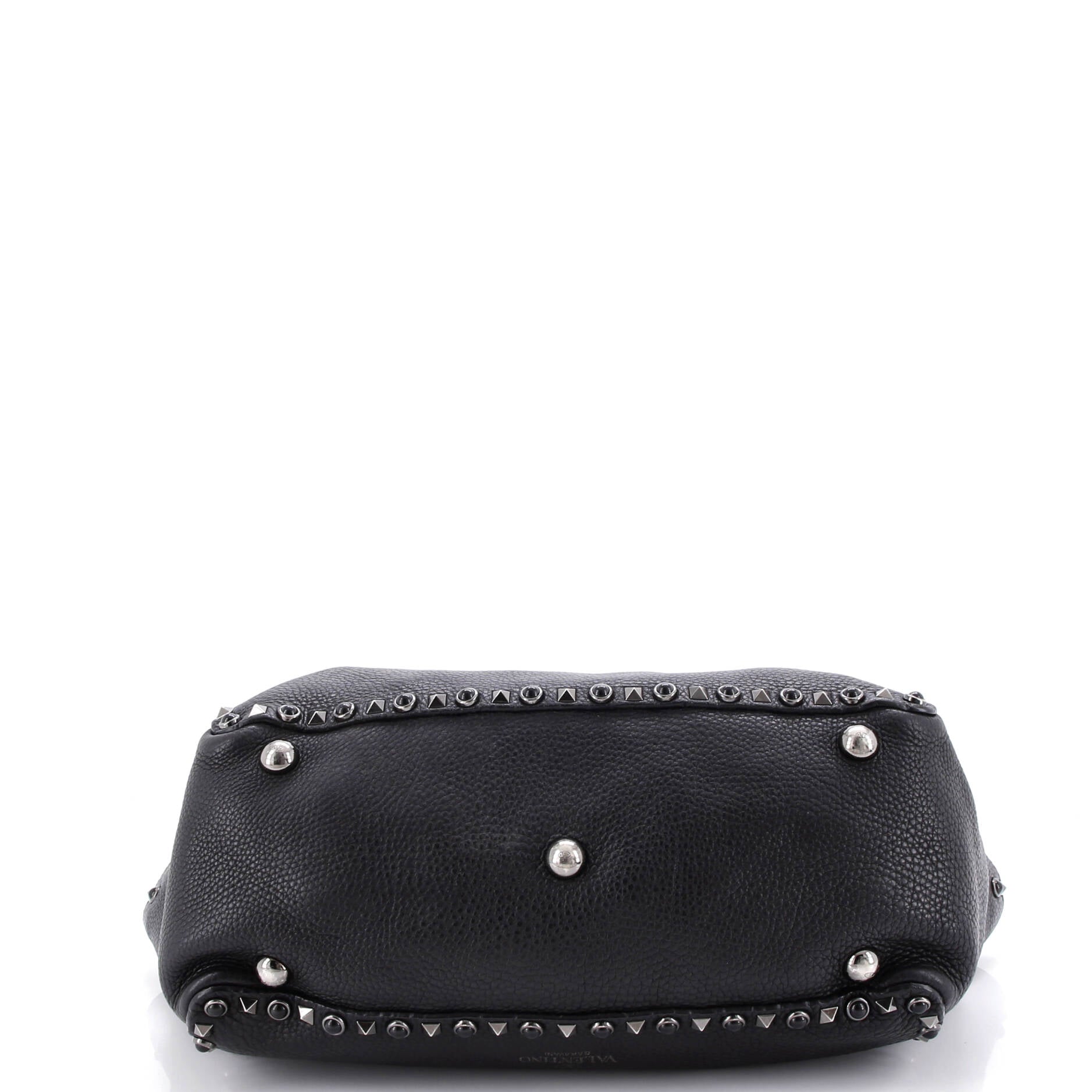 Rolling Rockstud Tote Leather with Cabochons Medium