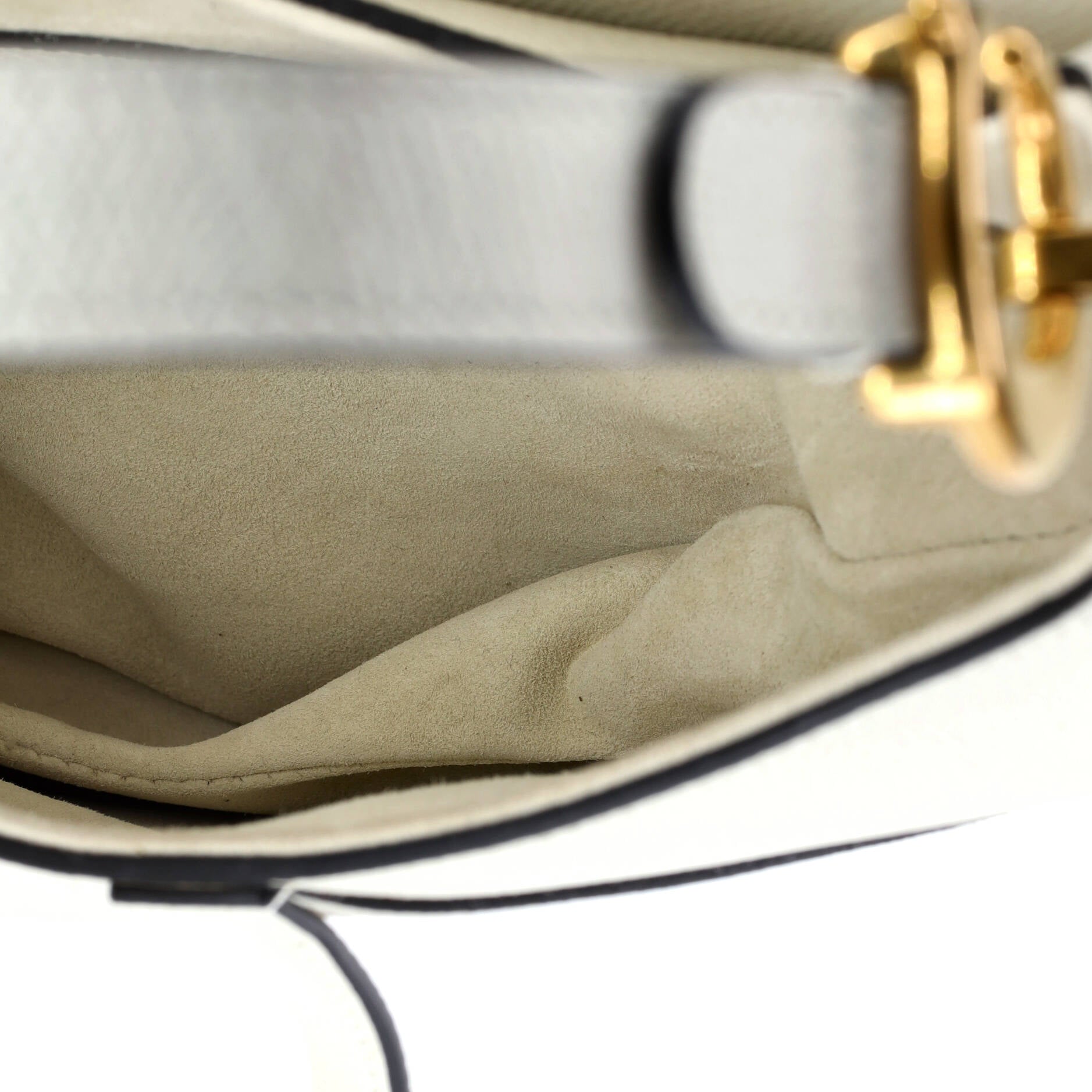 Saddle Handbag Leather Medium
