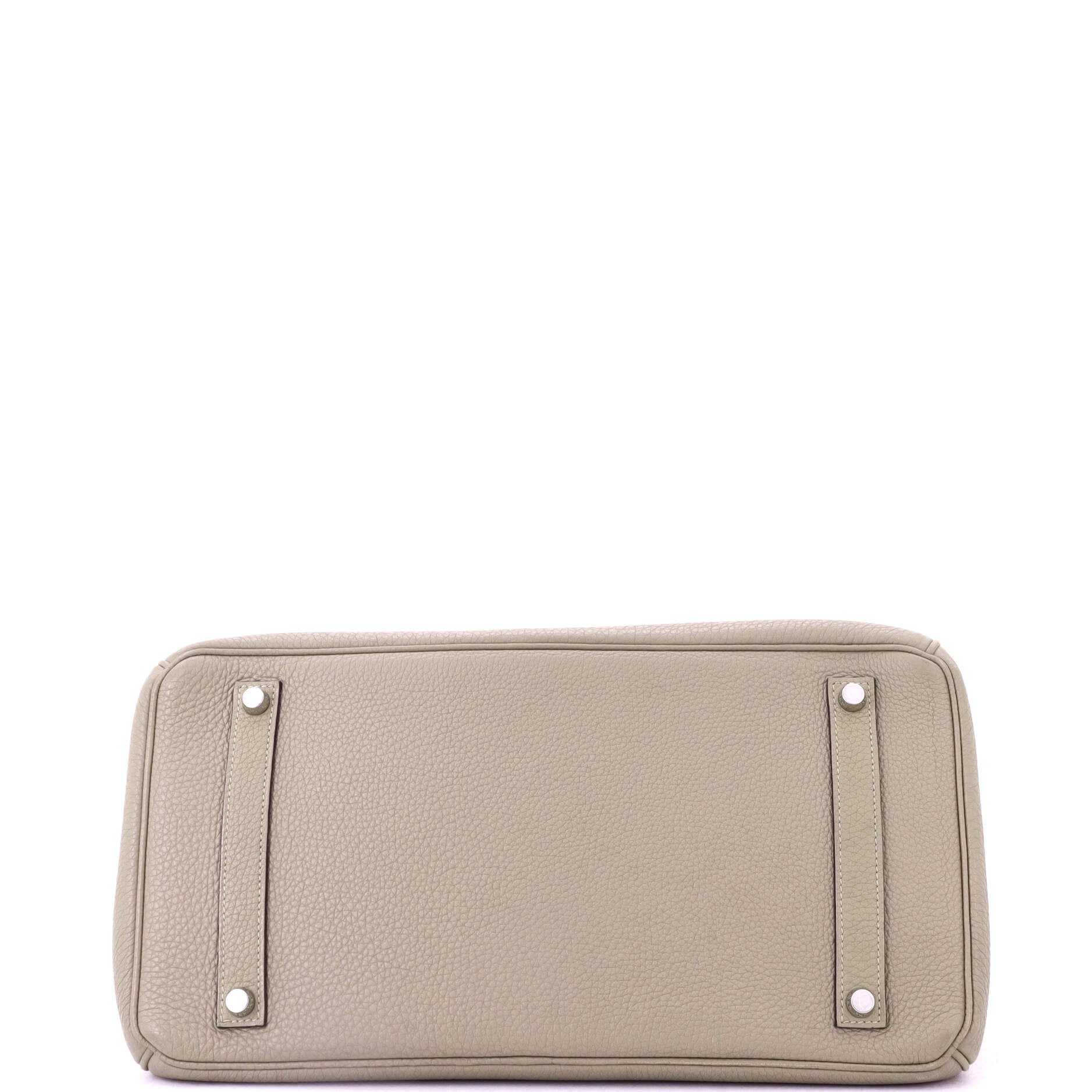 Birkin Handbag Grey Togo with Palladium Hardware 35