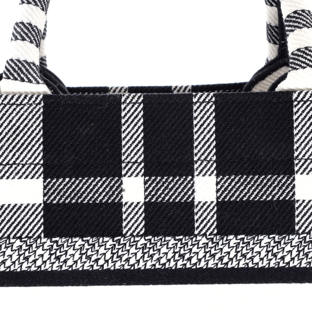 Book Tote Embroidered Canvas Small
