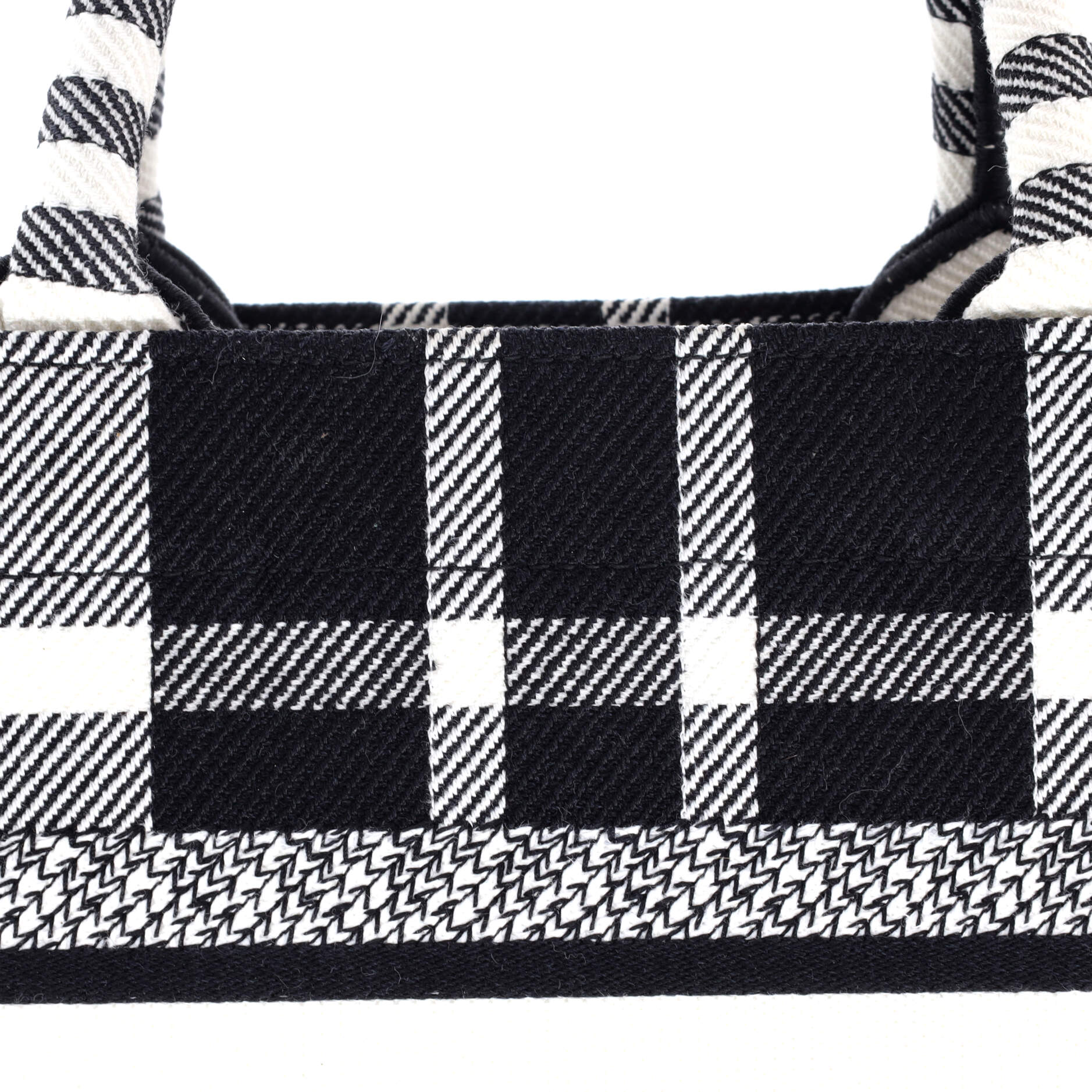 Book Tote Embroidered Canvas Small