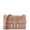 30 Montaigne Chain Flap Bag Leather East West