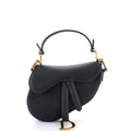 Saddle Handbag Leather Mini