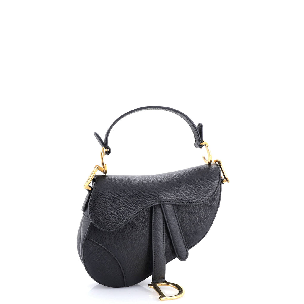 Saddle Handbag Leather Mini