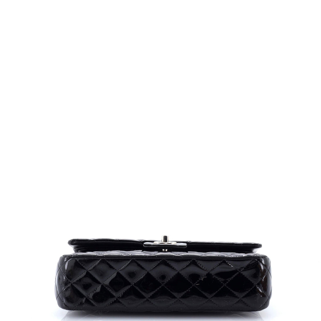 Classic Double Flap Bag Quilted Patent Medium