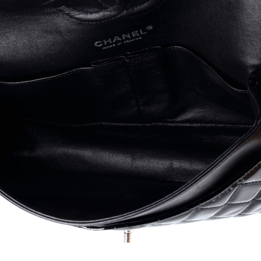 Classic Double Flap Bag Quilted Patent Medium