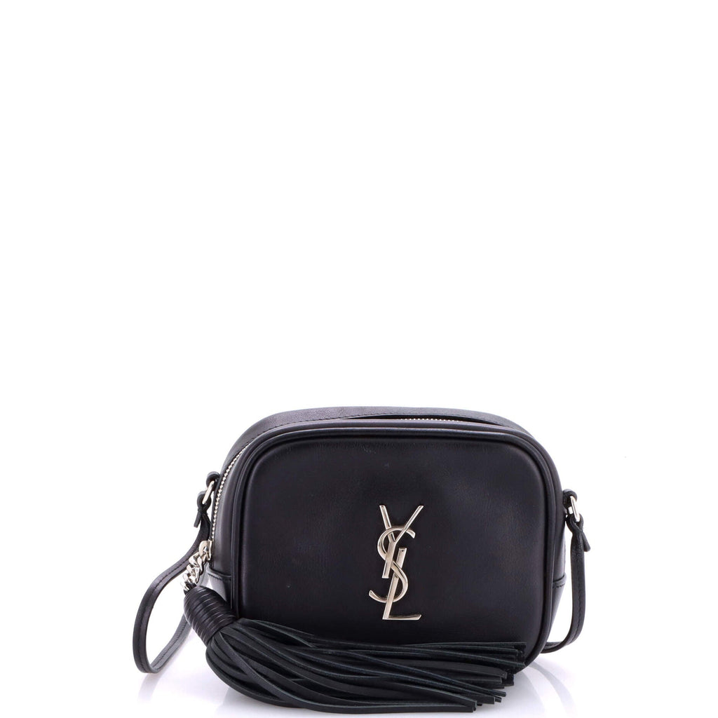 Classic Monogram Blogger Crossbody Bag Leather Small