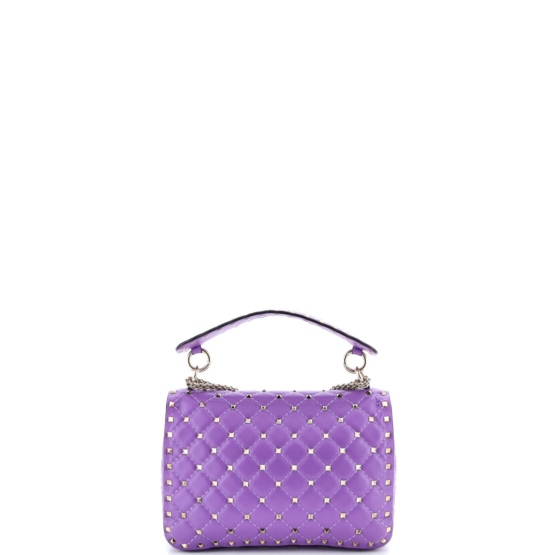 Rockstud Spike Flap Bag Quilted Leather Medium