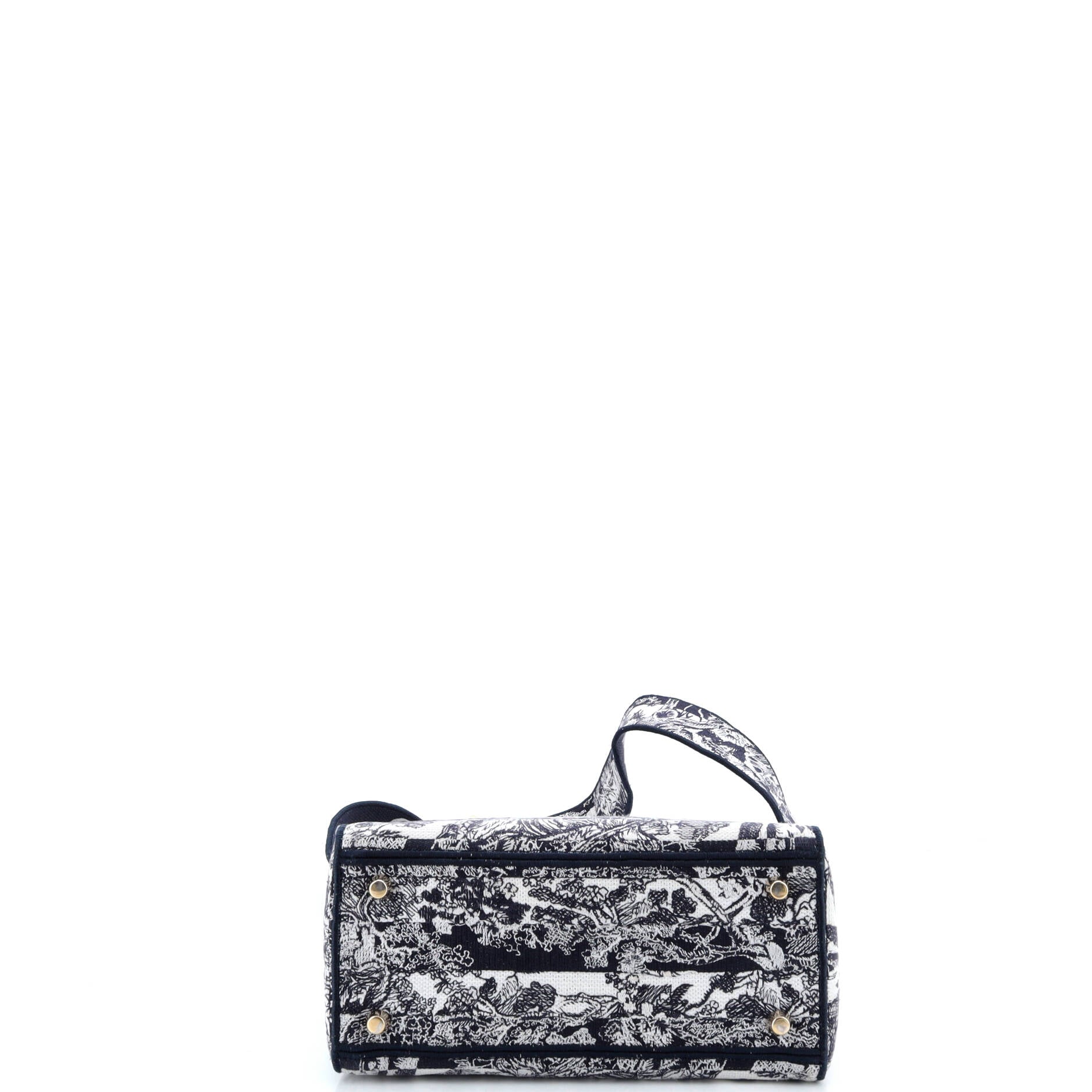 Lady D-Lite Bag Embroidered Canvas Medium