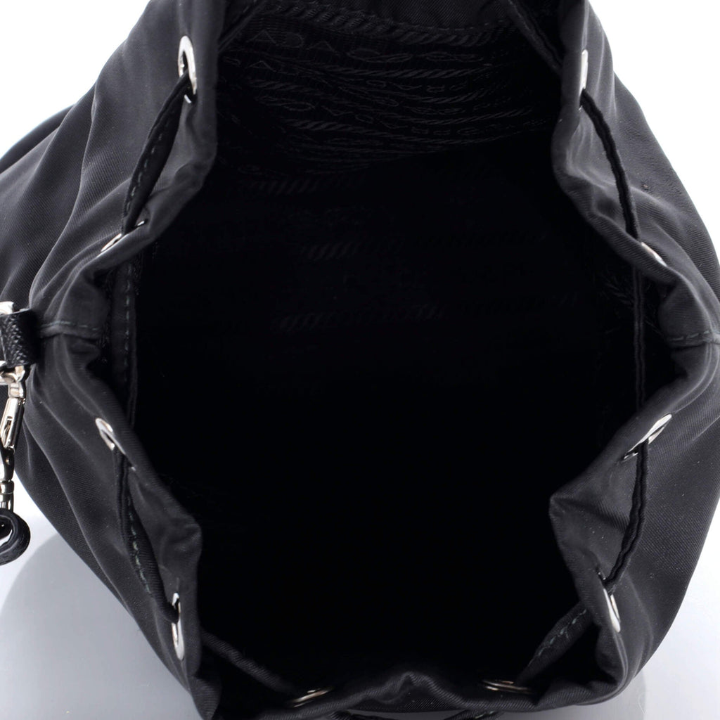 Drawstring Wristlet Bucket Bag Tessuto Small