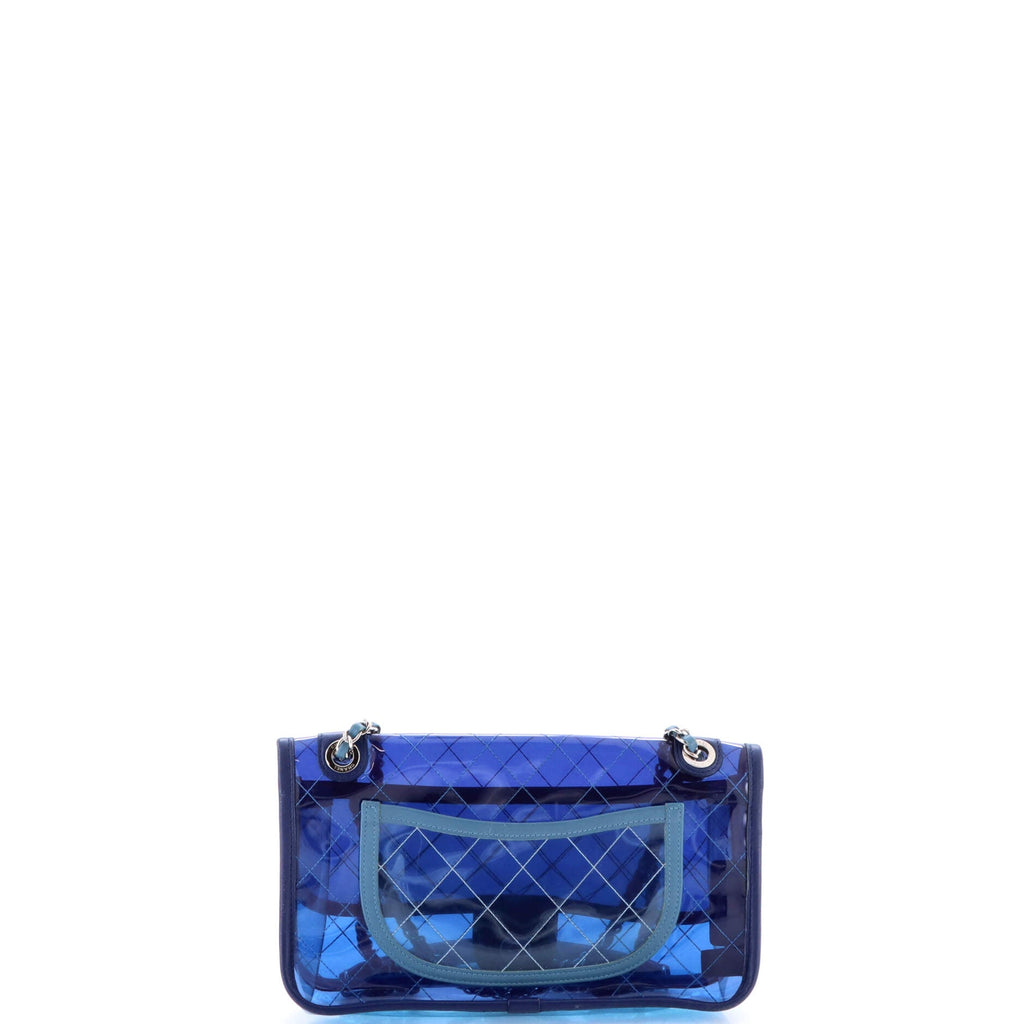 Coco Splash Flap Bag Quilted PVC With Lambskin Medium