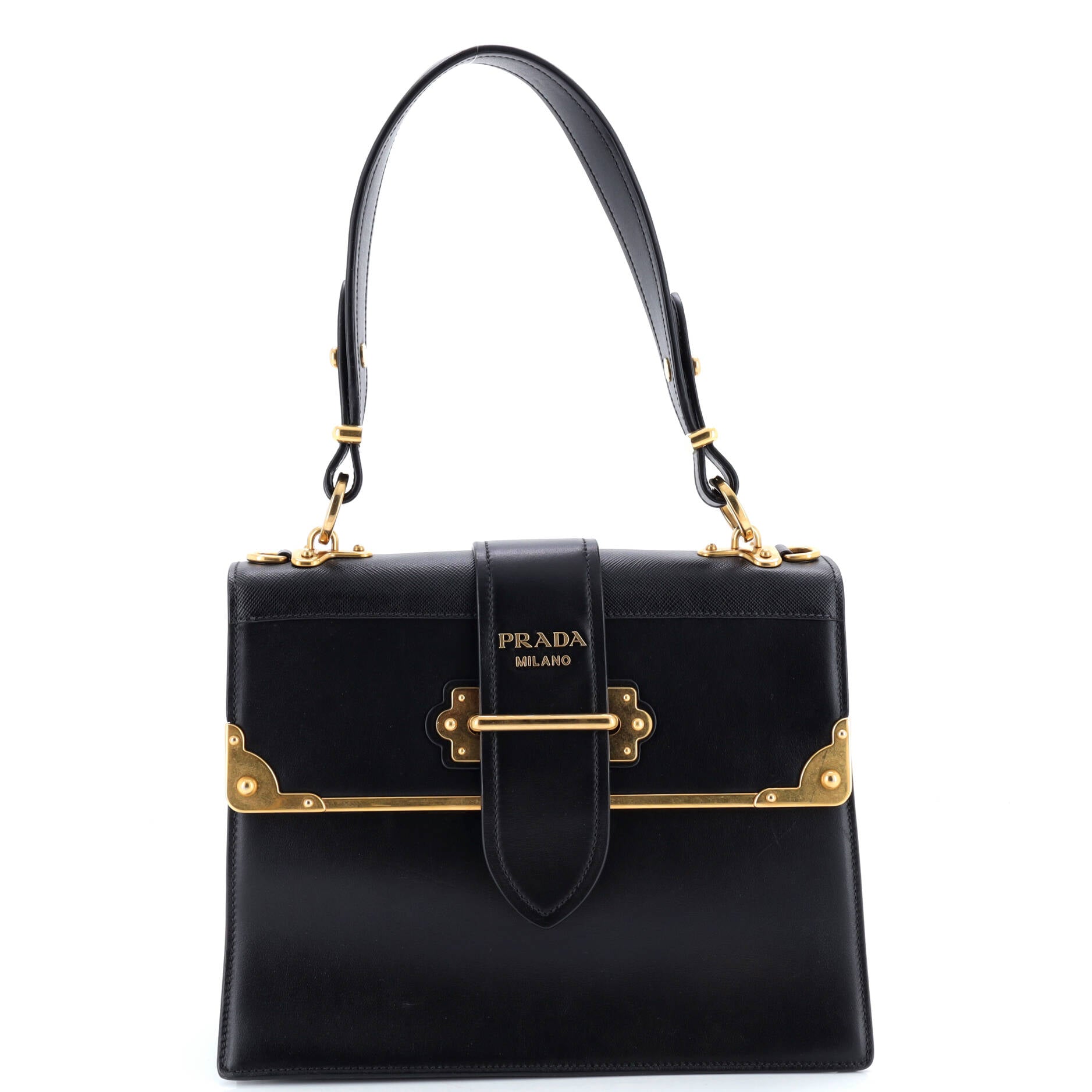 Cahier Convertible Shoulder Bag City Calf and Saffiano Medium