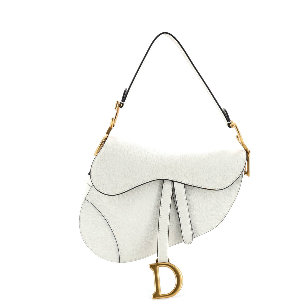 Saddle Handbag Leather Medium