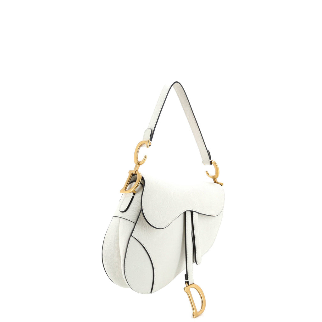 Saddle Handbag Leather Medium