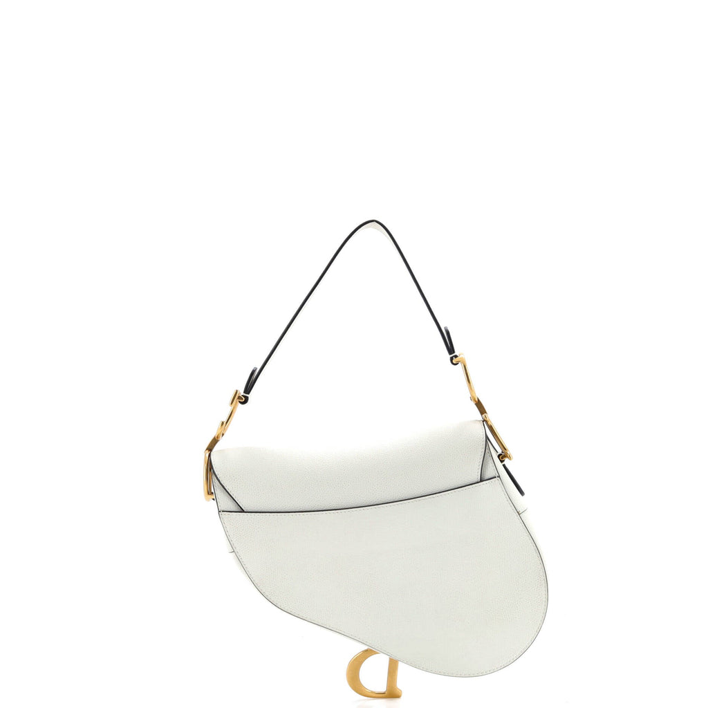 Saddle Handbag Leather Medium