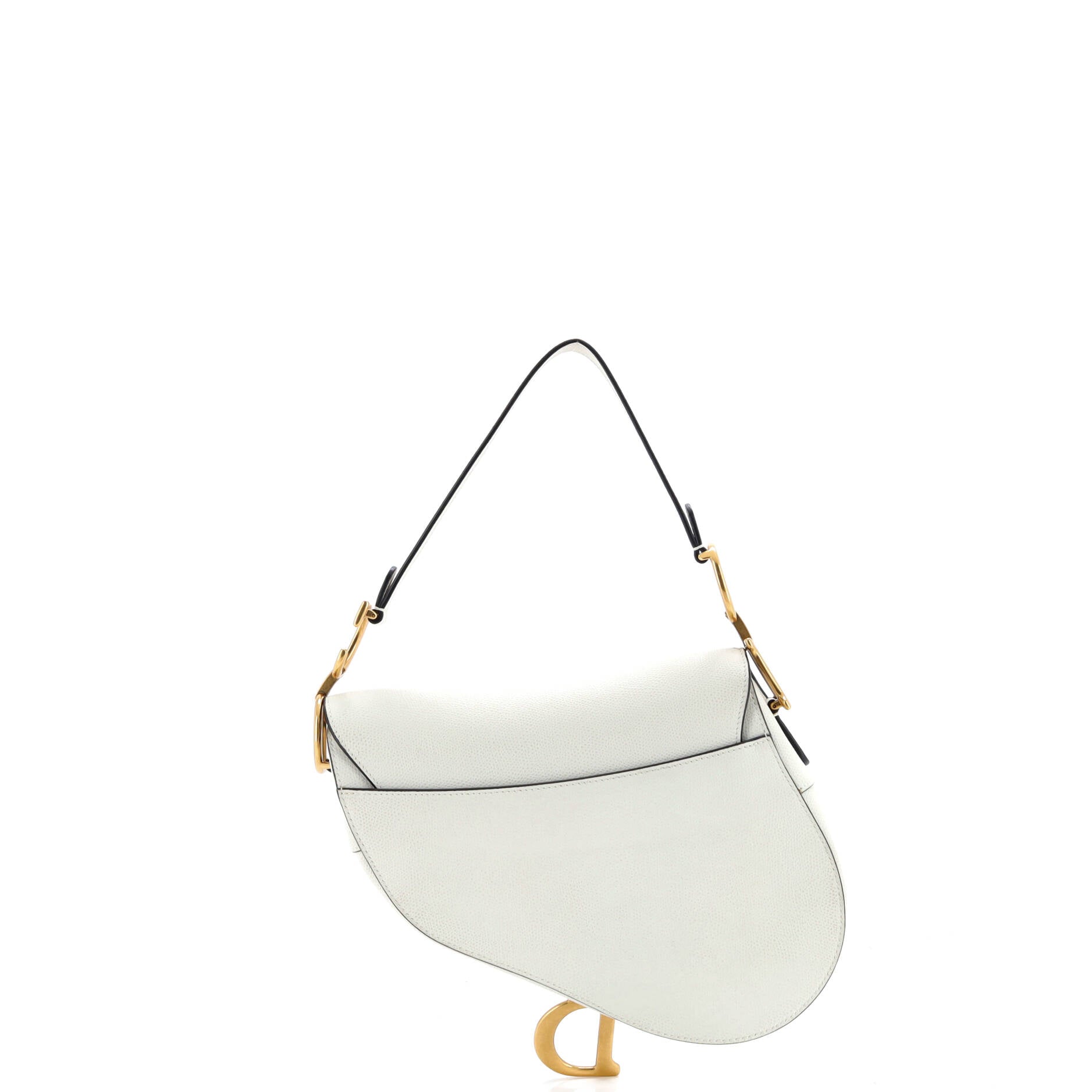 Saddle Handbag Leather Medium