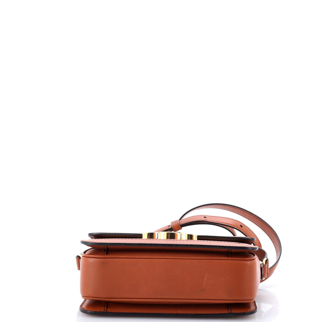 Triomphe Shoulder Bag Canvas with Leather Teen