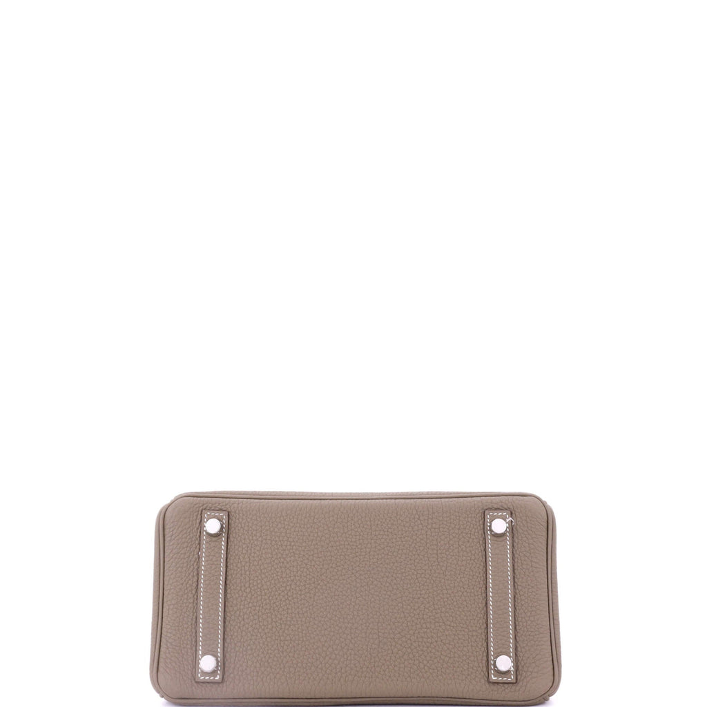 Birkin Handbag Grey Togo with Palladium Hardware 25