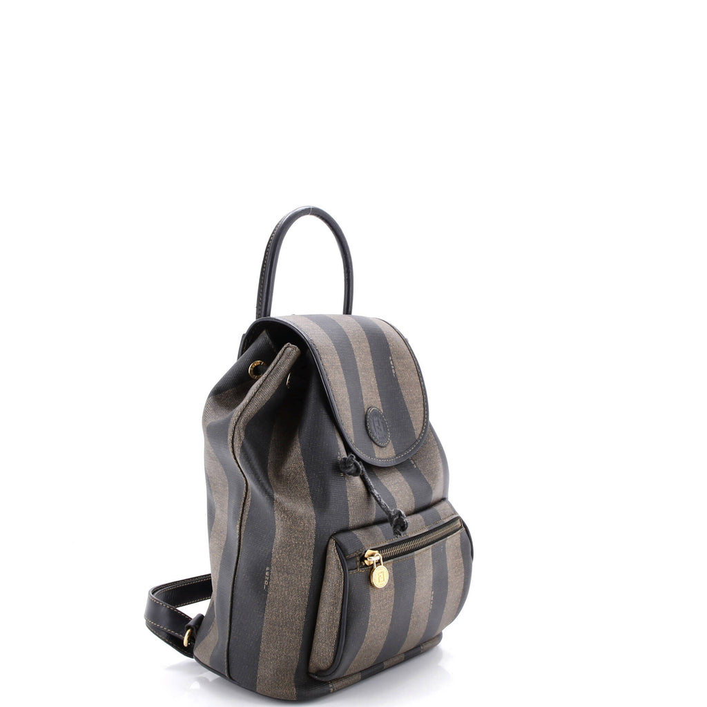 Pequin Front Pocket Backpack Coated Canvas Small