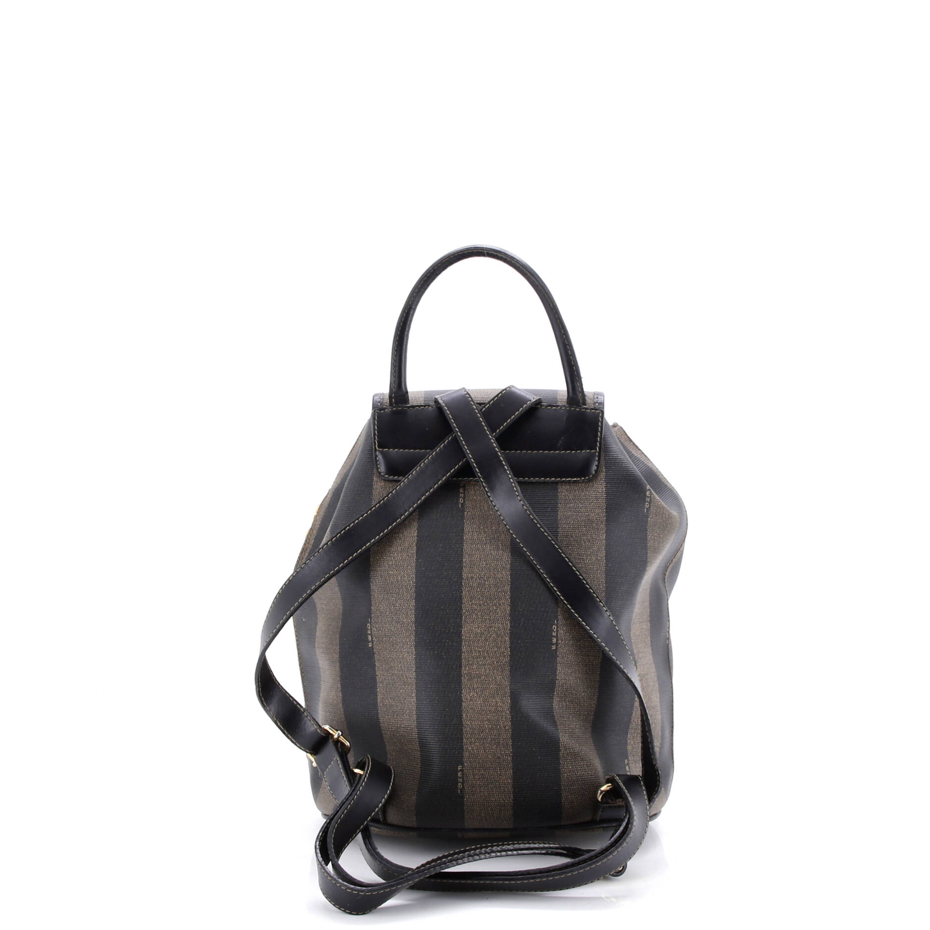 Pequin Front Pocket Backpack Coated Canvas Small