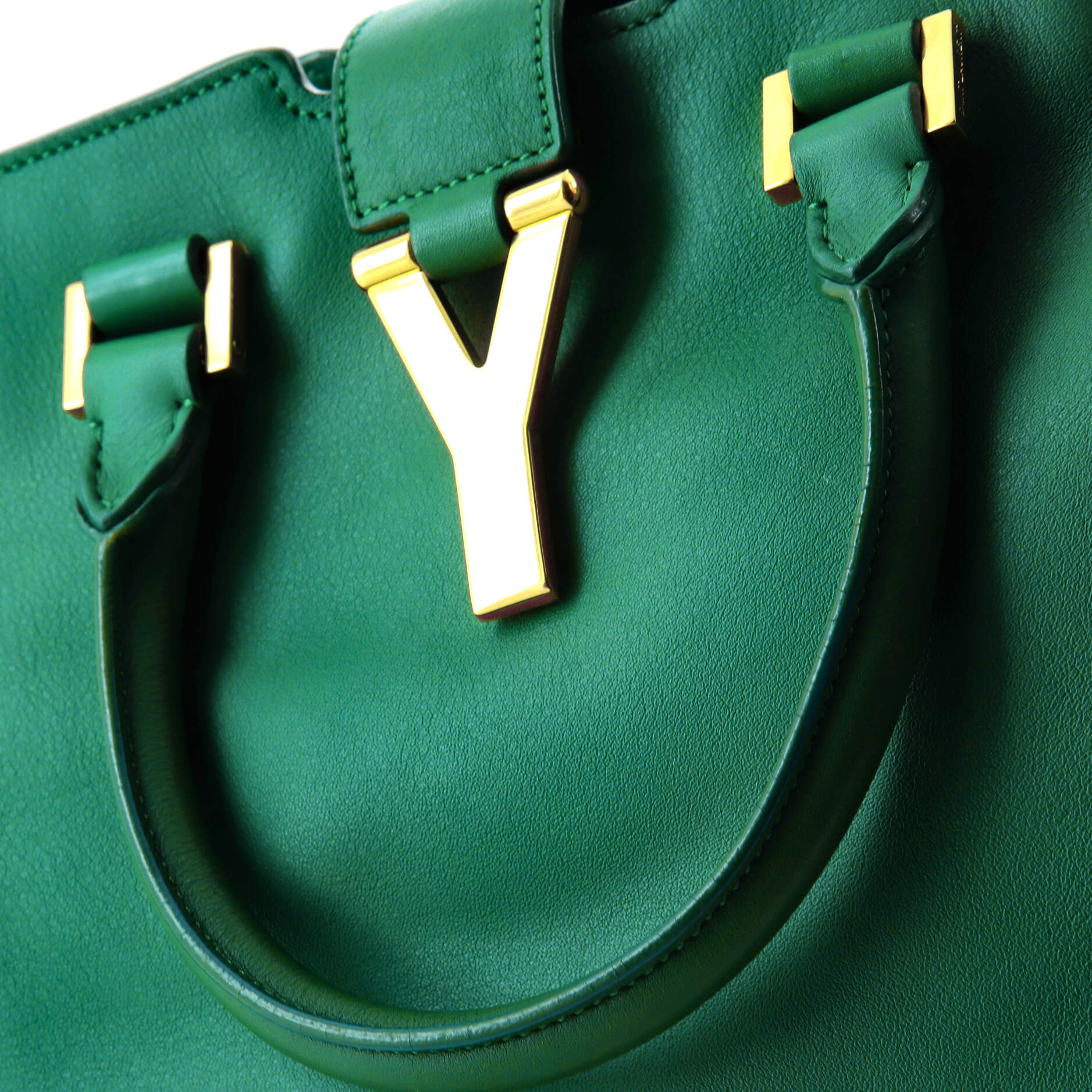 Classic Y Cabas Leather Small
