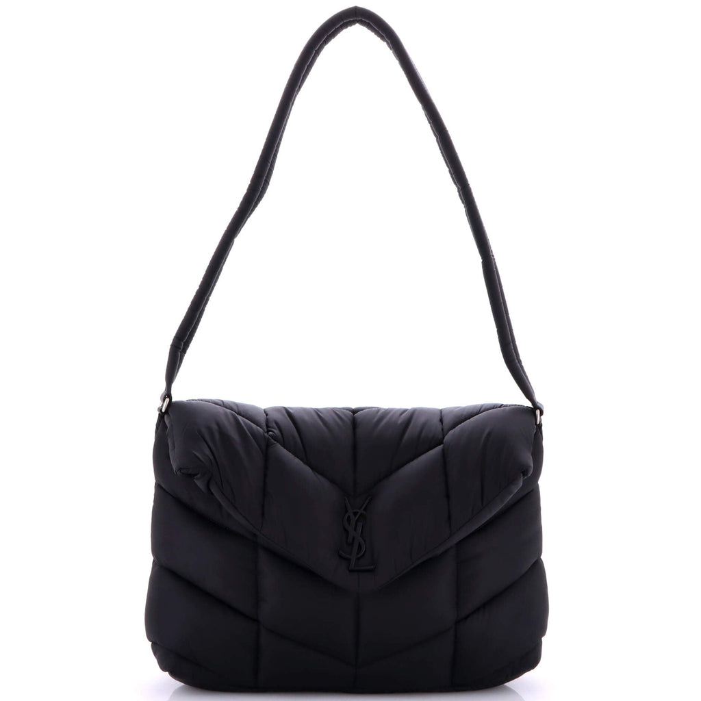 Loulou Puffer Messenger Bag Quilted Econyl