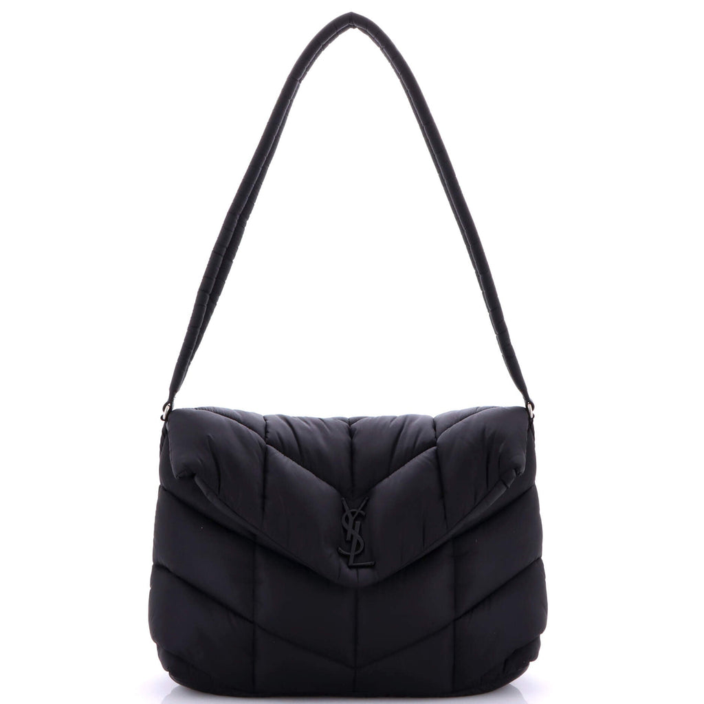 Loulou Puffer Messenger Bag Quilted Econyl