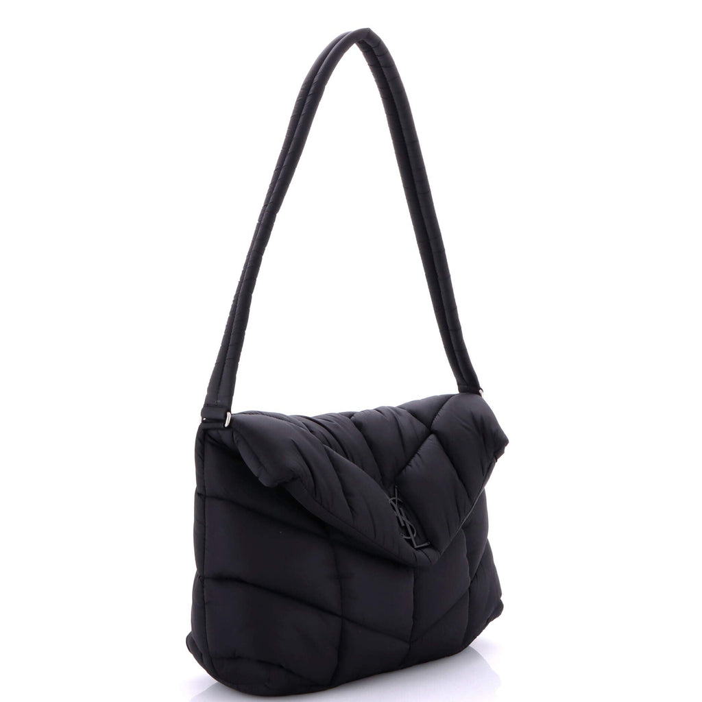 Loulou Puffer Messenger Bag Quilted Econyl