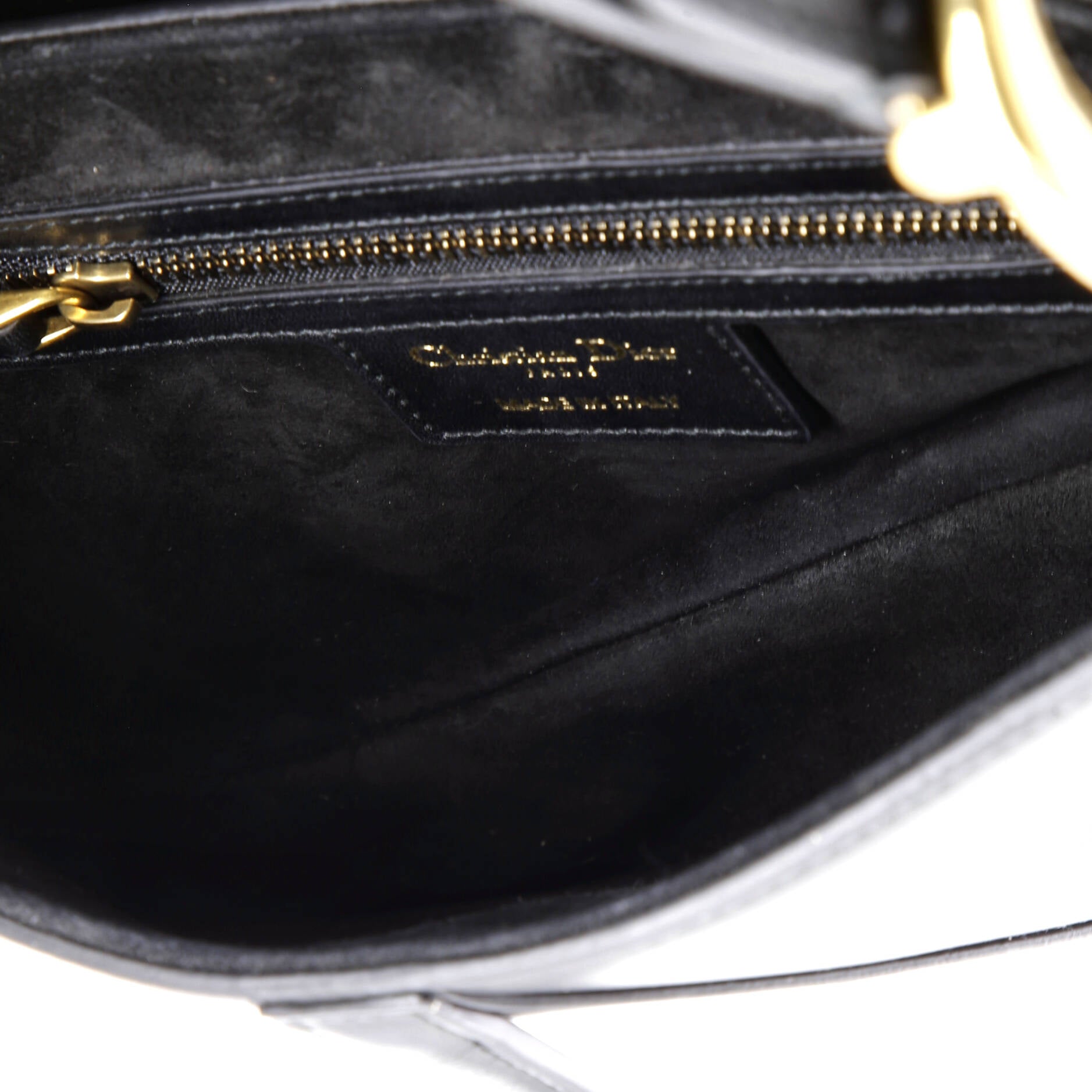 Saddle Handbag Leather Medium