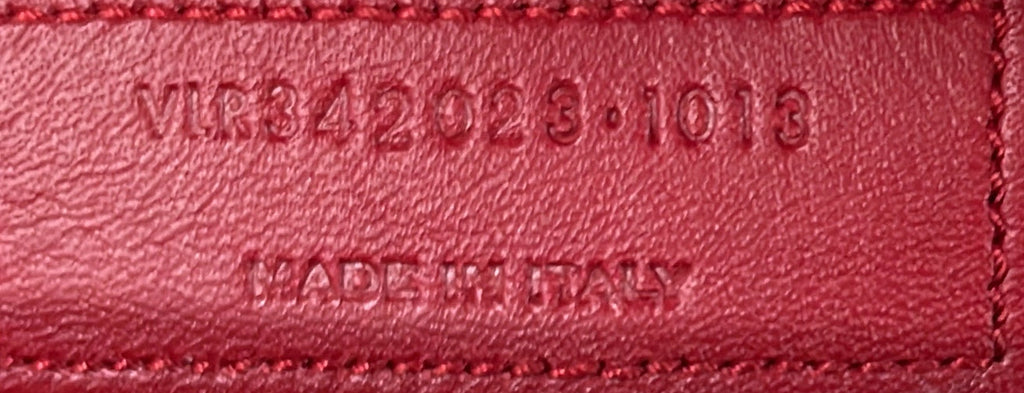 Classic Monogram Envelope Satchel Matelasse Chevron Leather Large