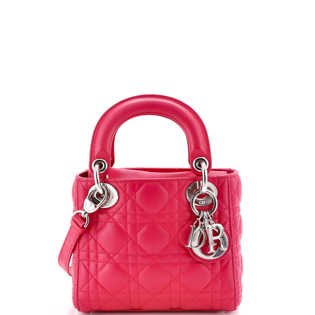 Lady Dior Bag Cannage Quilt Lambskin Mini