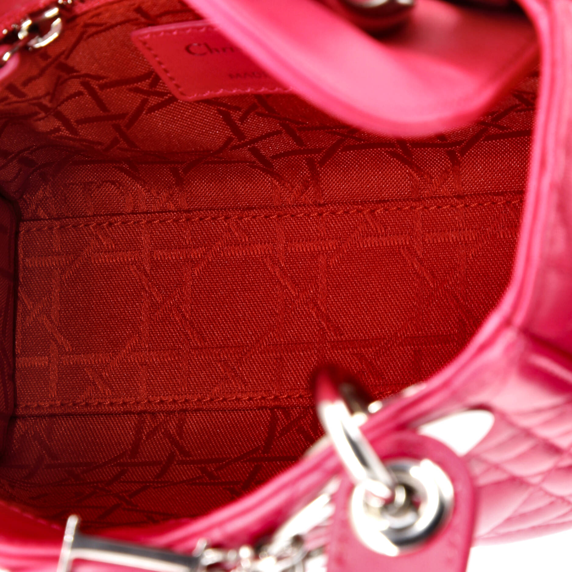 Lady Dior Bag Cannage Quilt Lambskin Mini