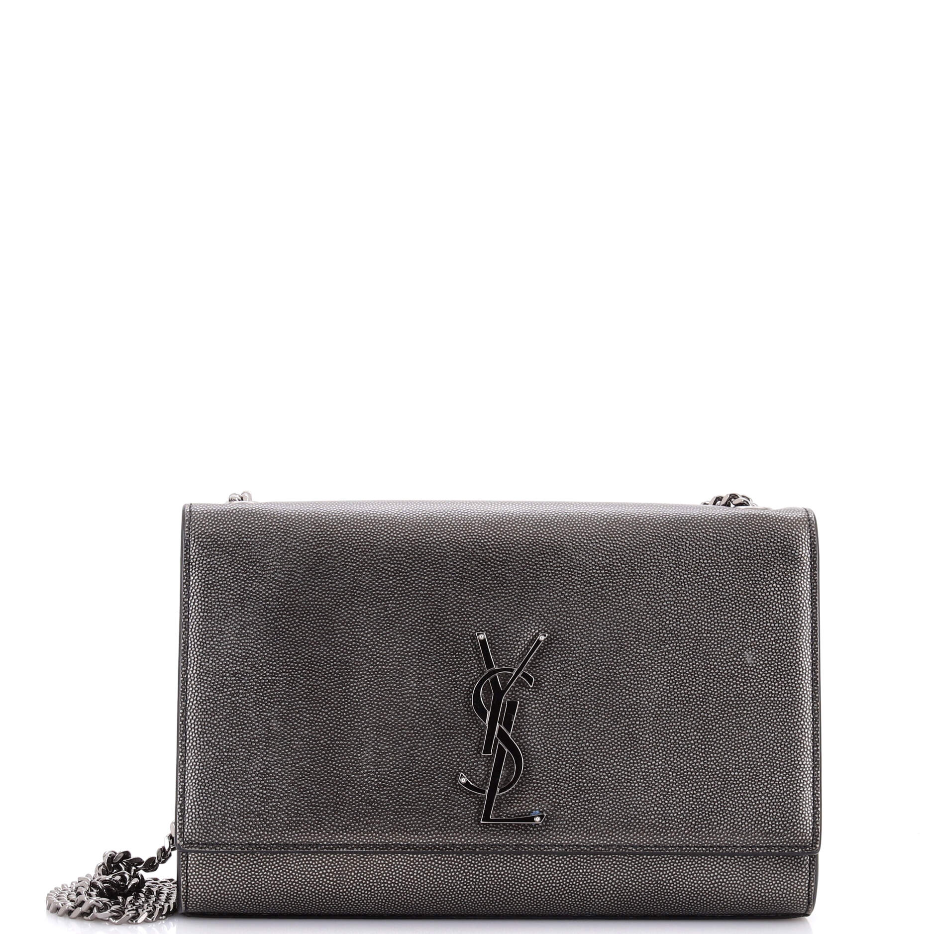 Classic Monogram Crossbody Bag Grainy Leather Medium