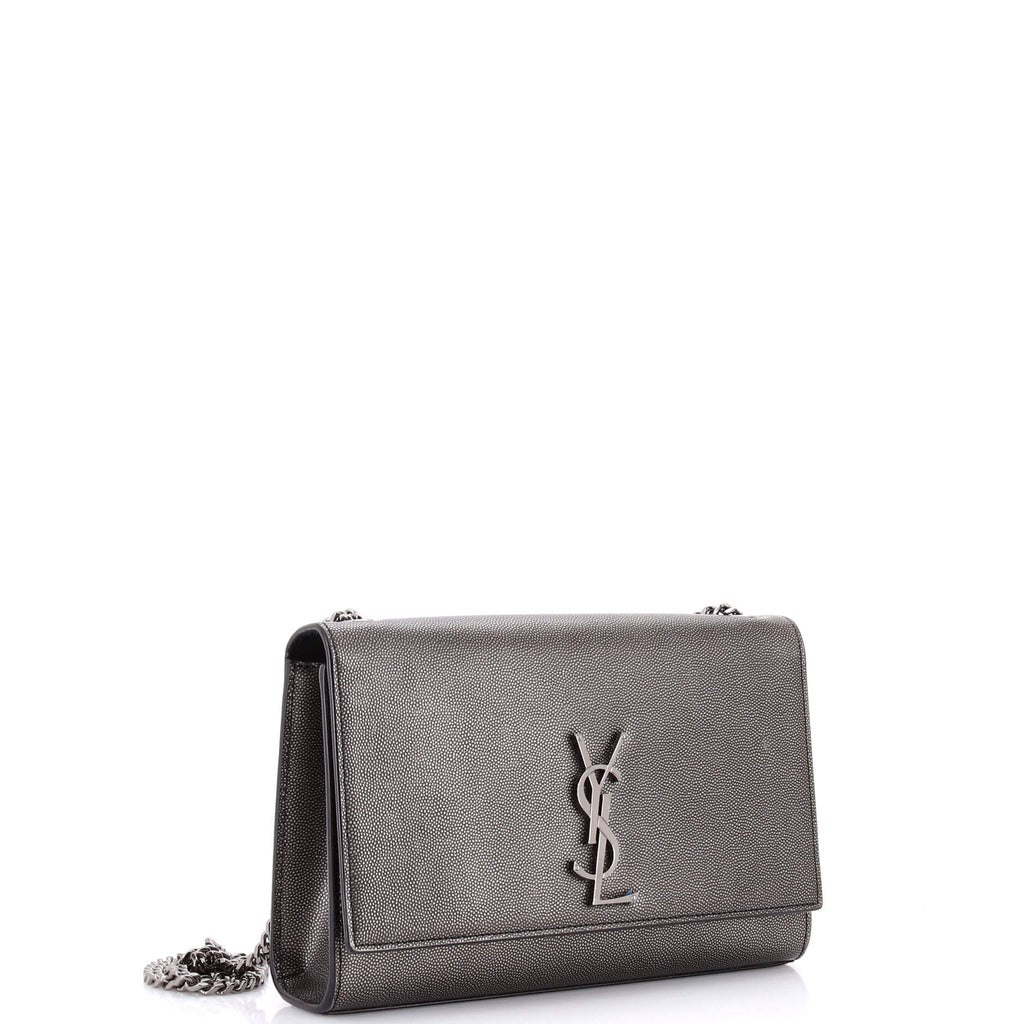 Classic Monogram Crossbody Bag Grainy Leather Medium