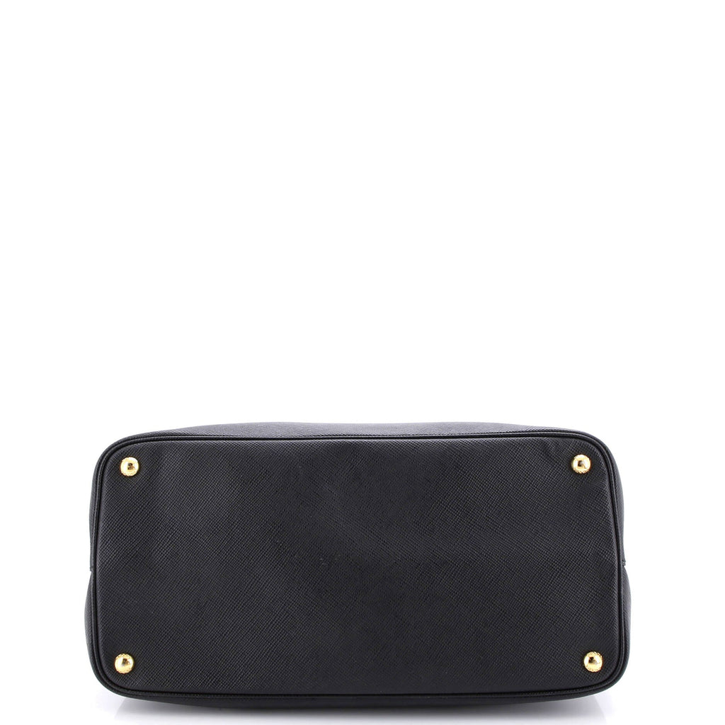 Cuir Double Tote Saffiano Leather Large
