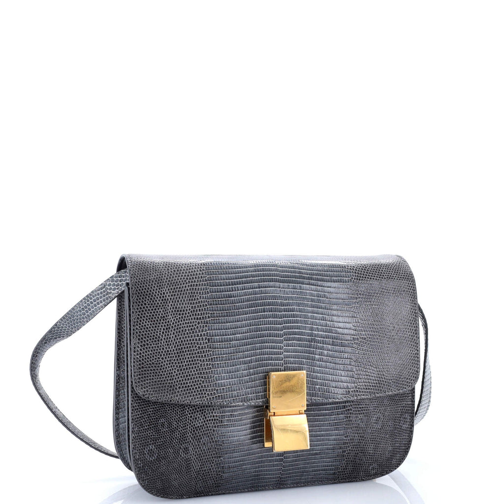 Classic Box Bag Lizard Medium