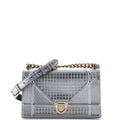 Diorama Flap Bag Cannage Embossed Calfskin Small