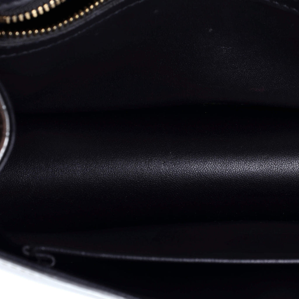 Diorama Flap Bag Cannage Embossed Calfskin Small