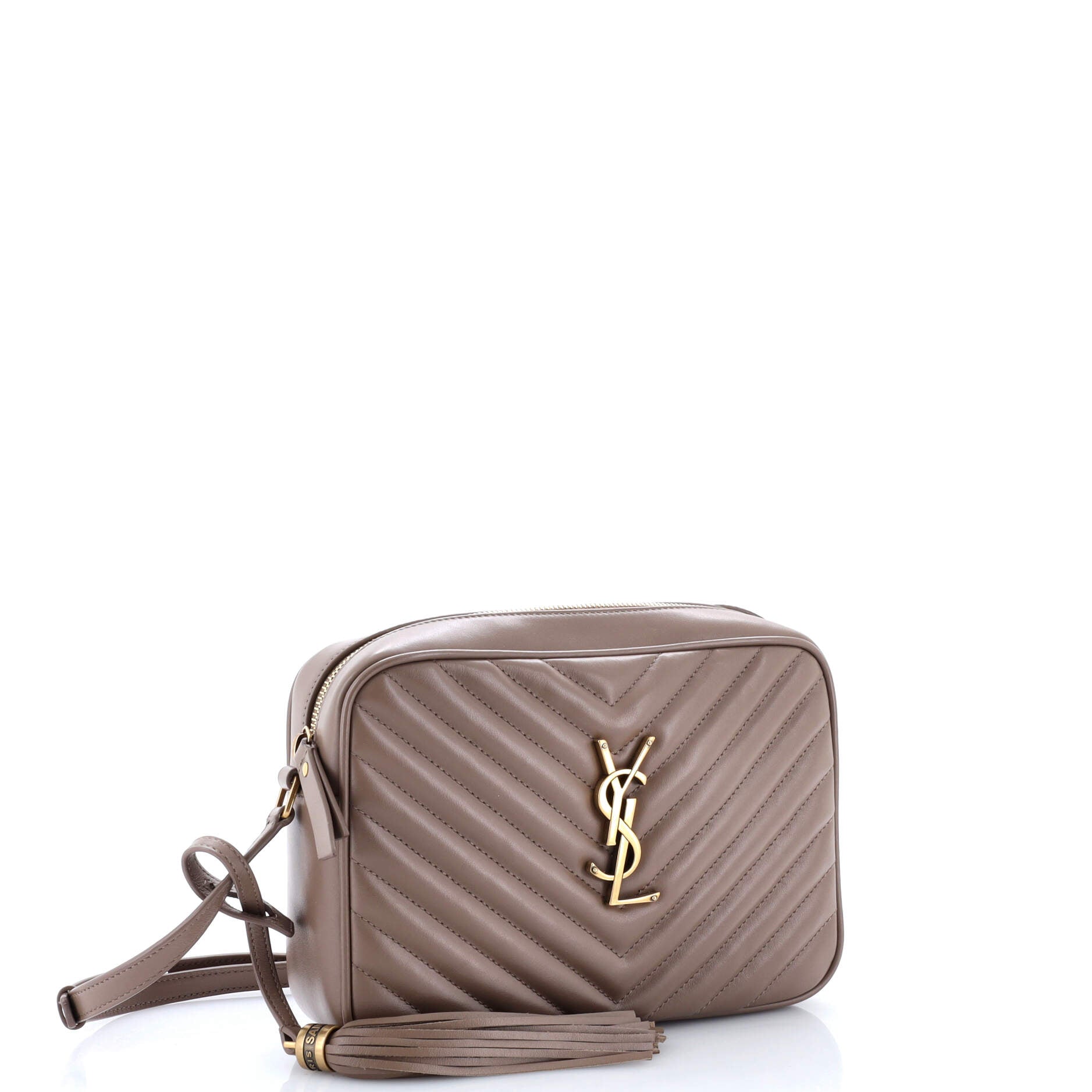 Lou Camera Bag Matelasse Chevron Leather Small