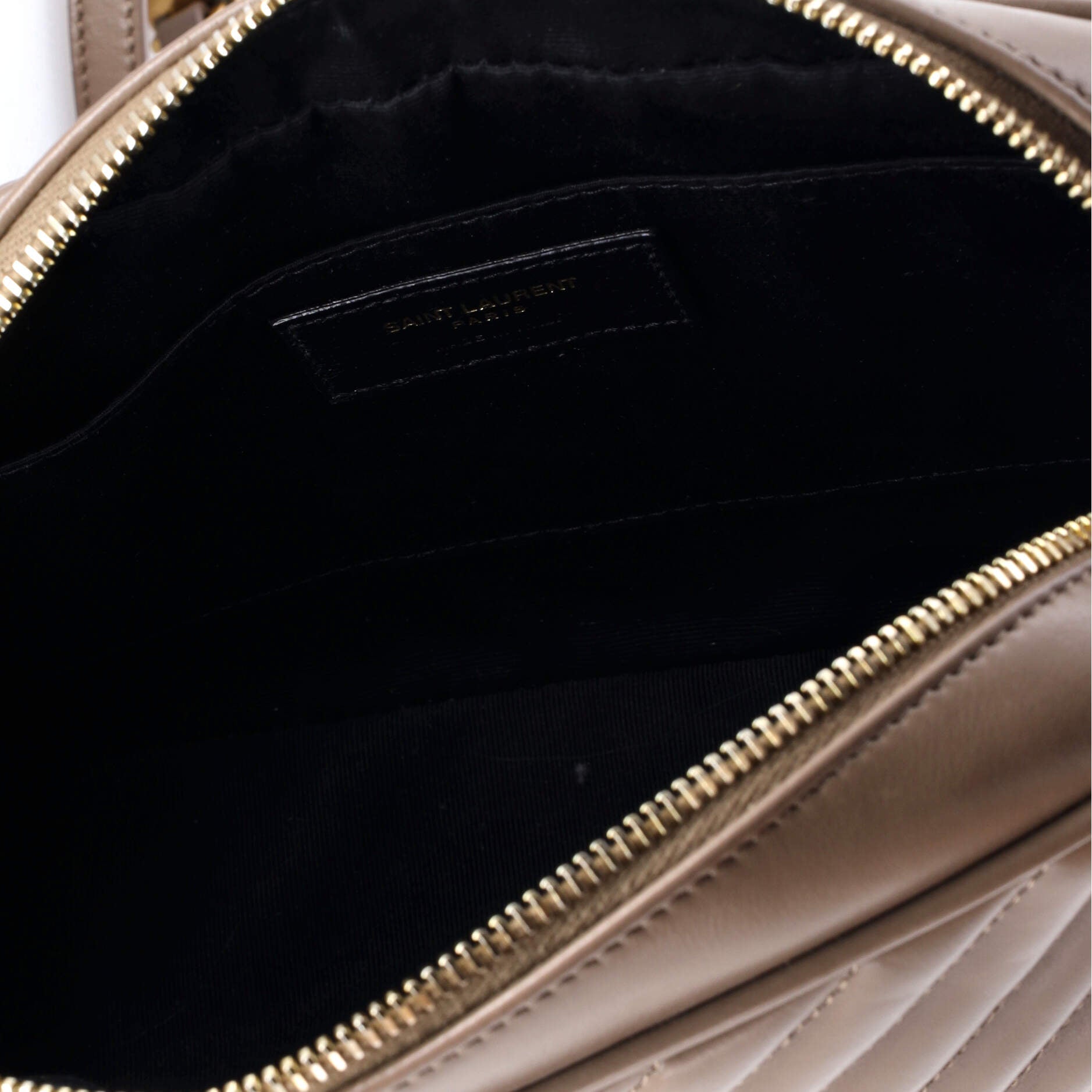 Lou Camera Bag Matelasse Chevron Leather Small