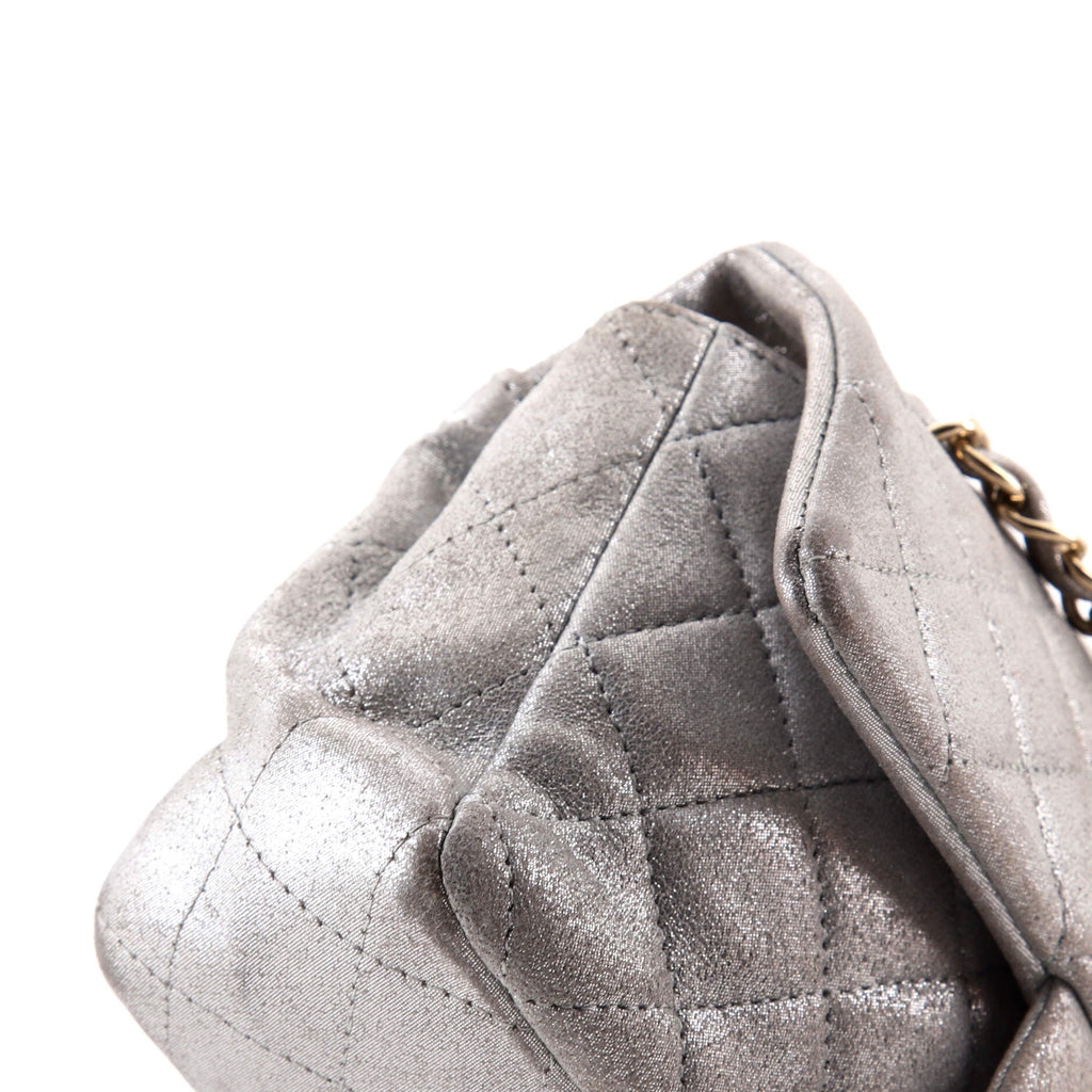 Classic Single Flap Bag Quilted Iridescent Calfskin Mini