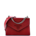 Monochrome Shoulder Bag Saffiano Leather Small
