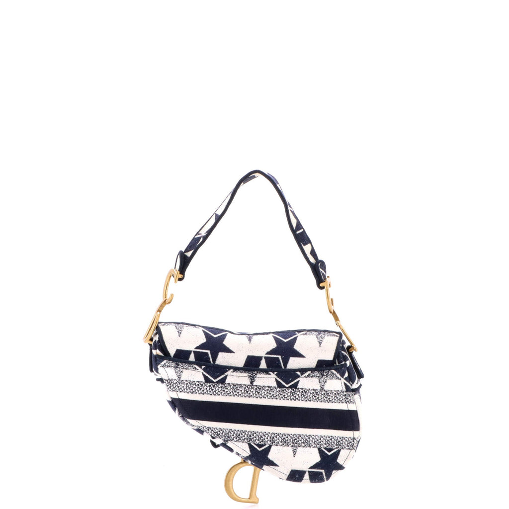 Saddle Bag Logo Embroidered Canvas Medium