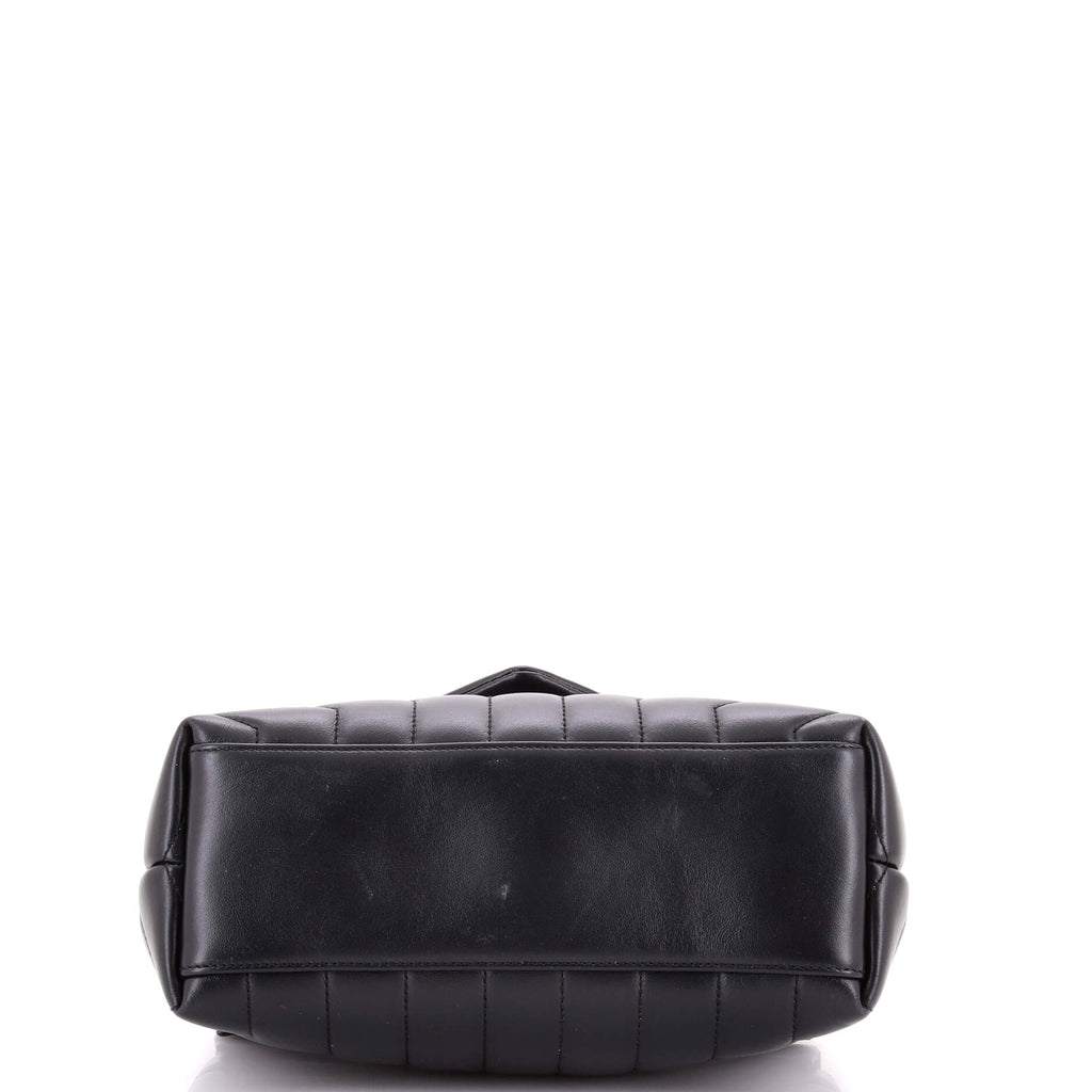 Loulou Shoulder Bag Matelasse Chevron Leather Small