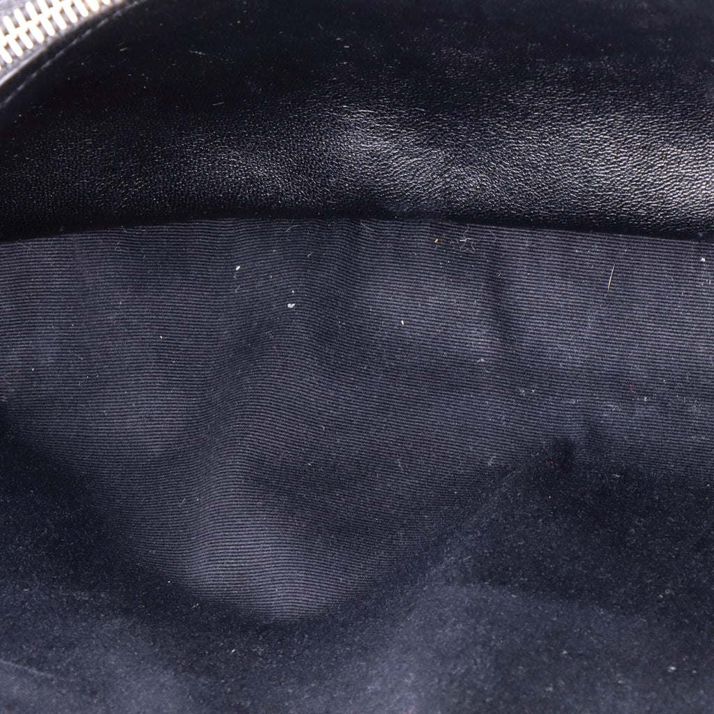 Classic Monogram College Bag Matelasse Chevron Leather Large