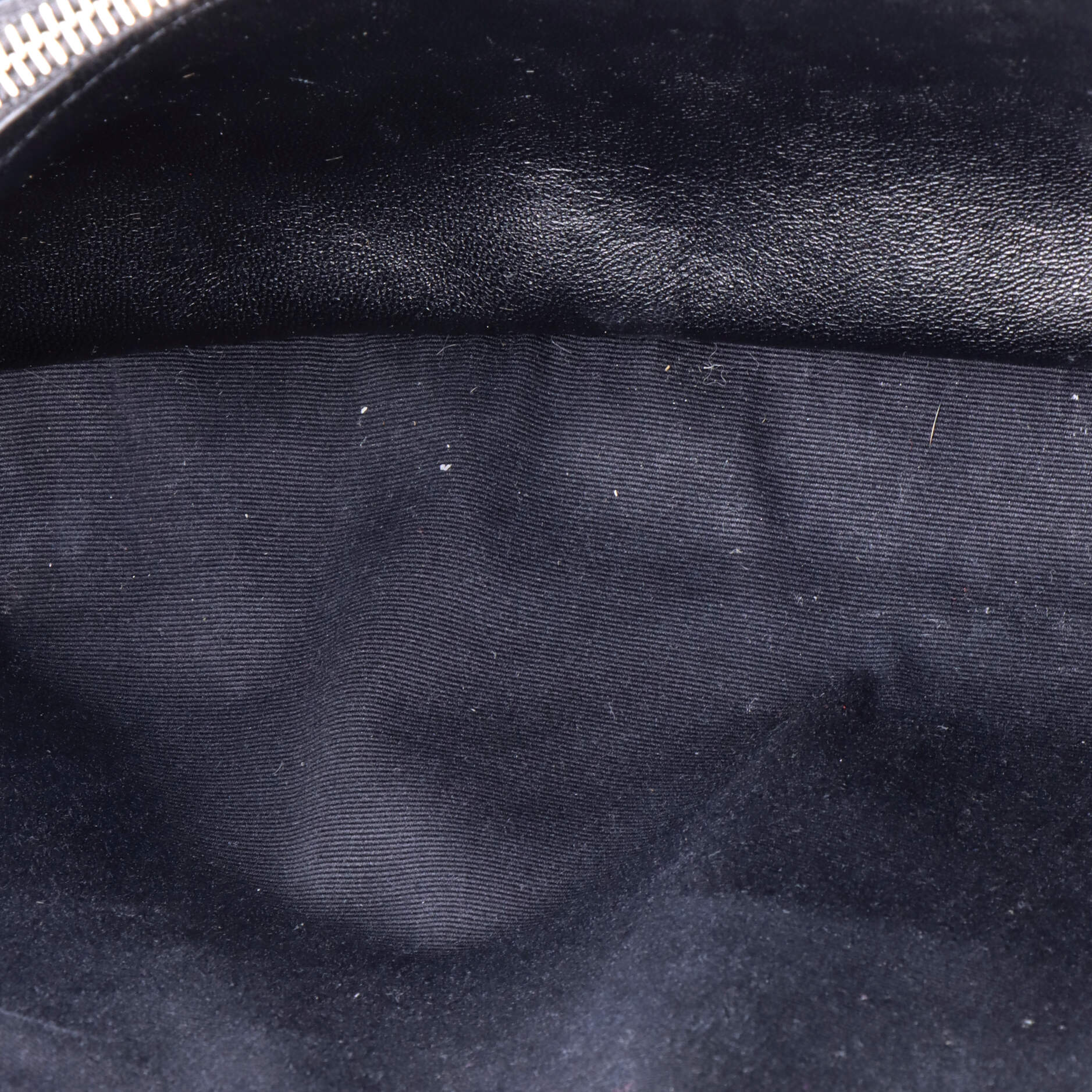 Classic Monogram College Bag Matelasse Chevron Leather Large