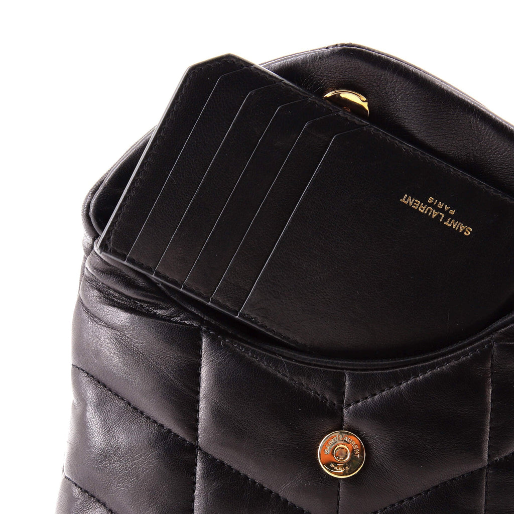 LouLou Puffer Clutch Leather Small