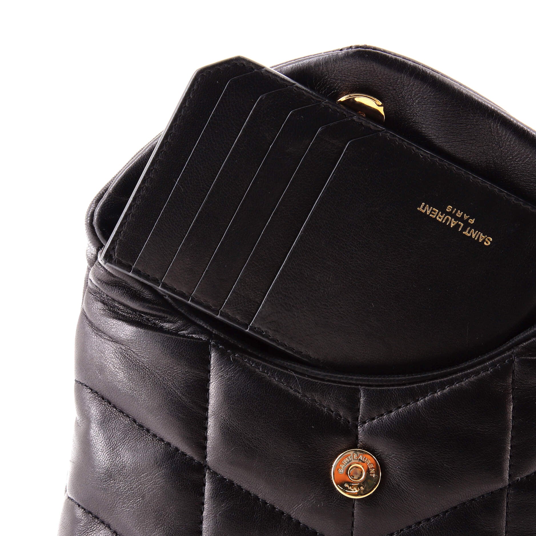 LouLou Puffer Clutch Leather Small