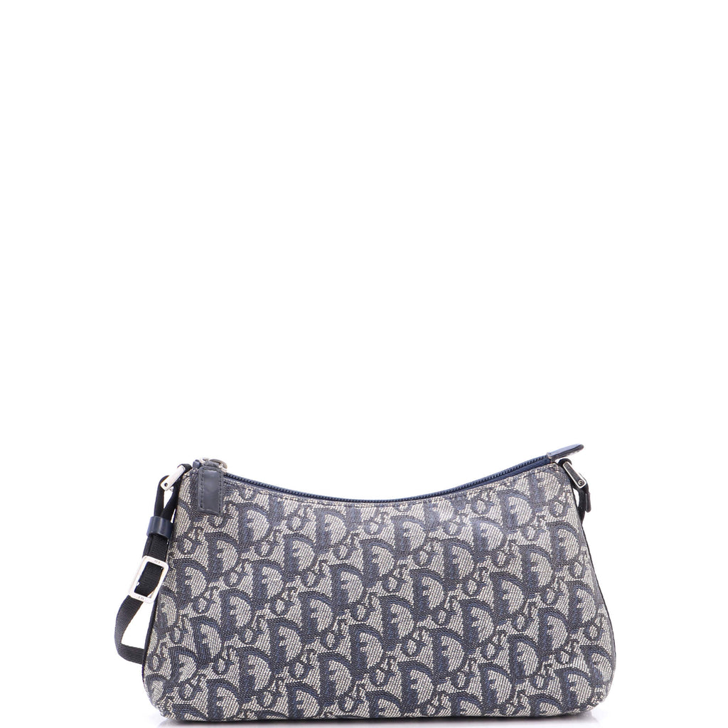 Vintage Trotter Pochette Shoulder Bag Diorissimo Canvas Small