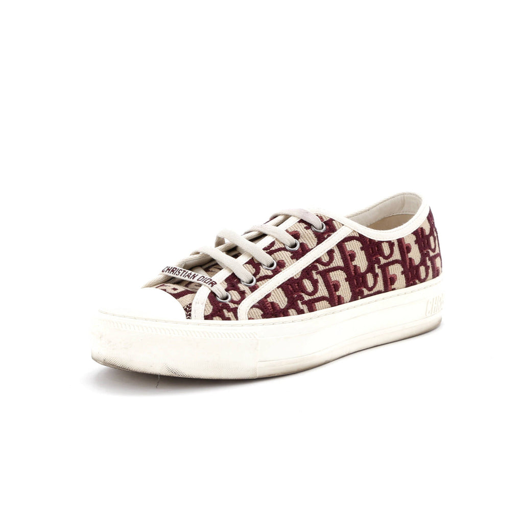 Women's Walk'N'Dior Sneakers Oblique Canvas